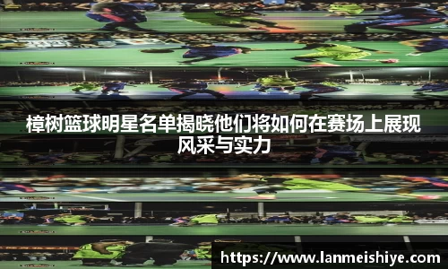 樟树篮球明星名单揭晓他们将如何在赛场上展现风采与实力